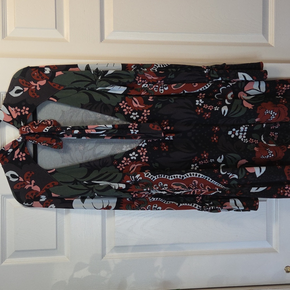 Free People Among The Wildflowers Open Back Dress - Picture 5 of 7